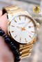 Steel Men's Wristwatch with Calendar in Gold Color with Bracelet Gift 178052 - 4