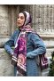 Rose Pattern Bamboo Shawl - 3