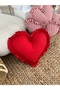 جميل القلب كشكش الكتان الداخلية وسادة مبطنة / رمي وسادة - 4