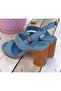 231712   Women's Genuine Leather Heeled Summer Shoes - 4