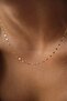 Steel Lip Chain Necklace Thin Singapore Wrap Twist Mirrored Necklace 2mm Elegant Minimal - 5