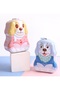 Cute Dog Metal Piggy Bank with Bag and Lock, Blue, 17X12- - 2