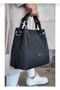 Women's Braided 5 Compartment Hand and Shoulder Bag
