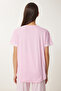 Pink Striped Bottom T-Shirt and Pajama Set - Lpq0006 - 7