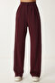 Lycra Comfortable Palazzo Knitted Trousers Bordo Lrv0019 - 4