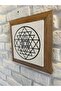 Solid Framed Natural Stone Marble Table Board 26X26 cm - 3