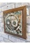 Solid Framed Natural Stone Marble Table Board 26X26 cm - 2