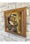 Solid Framed Natural Stone Marble Table Board 26X26 cm - 2
