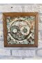 Solid Framed Natural Stone Marble Table Board 26X26 cm