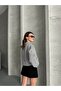 Women's Double Breasted 8 Buttoned Polo Neck Knitwear Cardigan - 3