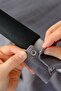 Anthracite 75X100Cm - Single Layer Muslin Fabric Snap Fastener Stroller Cover (Name Embroidered) - 6