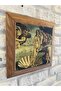 Solid Framed Natural Stone Marble Table Board 26X26 cm - 3