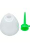 5 Pcs Motor Silicone Machinery Machine Oil Lubrication Plastic Bottle 150 ml Funnel Mouth Dropper Bottle - 3