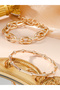 Set of 2 - Assorted Link Chain Bracelets - 7