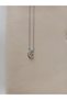 Xuping Women's Silver Color Zircon Stone g Letter Steel Necklace - 3