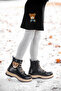 Teddy Wrinkled Thermo Sole Girls' Boots