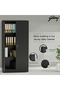 Godrej Full-Height Steel Swing Door Cupboard with Adjustable Shelves Black Finish - 3