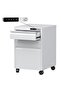 Godrej Mobile 3 Drawer File Cabinet with Advanced Touch Screen Lock Office Security White