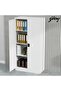 Godrej Full-Height Steel Swing Door Cupboard with Adjustable Shelves White Finish - 6