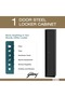 Godrej Digital Single Door Locker with Advanced Touch Screen Lock Steel Black - 5