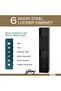 Godrej 6 Door Steel Locker with Heavy-Duty Construction Scratch-Resistant Black Finish - 4