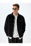 Slim fit jacket corduroy shirt collar flap pocket detailed cotton - 3