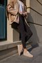 Tores Women Beige Real Leather Suede Lace-Up Sneaker - 5