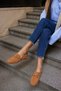 Picoli Women's Taba Real Suede Buckle Loafer Shoes - 2