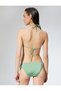 Basic Covered Triangle Bikini Top - Halter Neck - 4