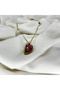 Women's Steel Necklace Ivory Colorful
