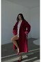 Women's Winter Belted Bowl Coat - 5