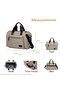 Zera Mom Dad Diaper Bag - Beige - 5