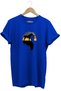Horse and Horse Loving Women Printed 100% Cotton Regular Fit Crew Neck Blue T-Shirt