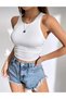 Women's Camisole Square Neck Wide Strap Tank Top Ribbed Crop Tank Top Sports Camisole Tank Top 2025 Season - 3