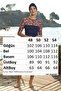 Short Sleeve Semi-Covered Swimsuit 24821 Navy Blue - 4