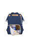 Diaper Bag with USB - Navy Blue - 3