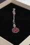 Trabzon Handwork Hand Knitted Kazaz Red - Gray Imame Tassel - 2