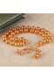 Katalin Rod End Sphere Cut 11mm Rosary -Transparent Orange -İbrahim Atasever Master Work - 5