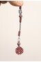 Trabzon Handwork Hand Knitted Kazaz Red - Gray Imame Tassel - 4