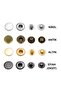 Metal Snaps 54 -12.5 Mm, [25 Sets] - 6