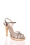 Women's Stone Embroidered Thin Heeled Evening Dress Shoes - 3