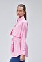 Belted Shirt with Robe - 5