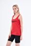 قميص رياضي بحزام سميك من G-lab Athleisure Dept مطبوع باللون الأحمر - 7
