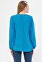 Women's Light Blue Sleeve Elastic Wrap Shirt Arm-24K 001002 - 5