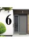 Aluminum Metal Composite - 17X9 cm Apartment Site -Apartment Hotel Office Door Number - Door No:6 - 4