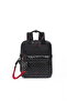 Krinkıl Black-Claret Red Women's Backpack Smk 3250