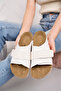 Olivia Flexible Adjustable Single Velcro Anatomical Poly Comfort Cool Comfortable Women's Daily Sandals Slippers - 4