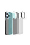 Carbon Pro Case With Metal Camera Ring For iPhone 13 Pro ( 6.1" ) - Blue - 5