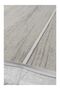 Embroidery Patterned Gray White Velvet Look Elastic Carpet Cover (with Sponge) Hoarm-1132 - 3