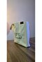 Printed Gusseted Canvas Tote Bag, Life Is Beautiful - 6